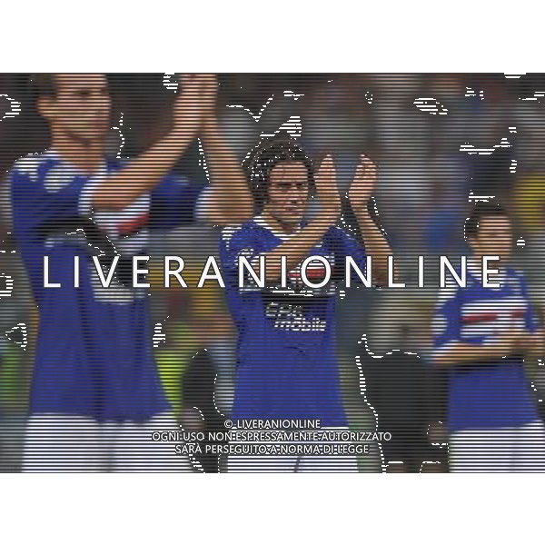 Champions League 2010/2011 Turno Preliminare Ritorno Genova - 24.08.2010 Sampdoria-Werder Brema Nella Foto:lacrime mannini e delusione fine gara /Ph.Vitez-Ag. Aldo Liverani