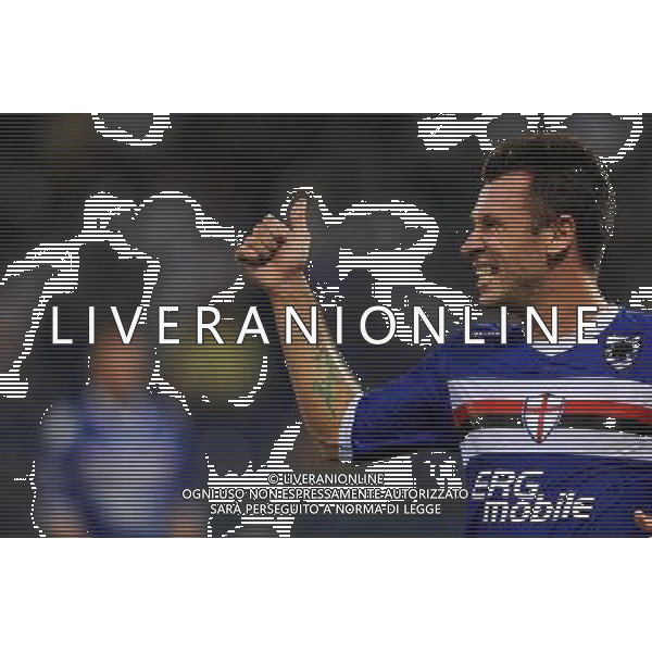 Champions League 2010/2011 Turno Preliminare Ritorno Genova - 24.08.2010 Sampdoria-Werder Brema Nella Foto:Antonio CASSANO /Ph.Vitez-Ag. Aldo Liverani