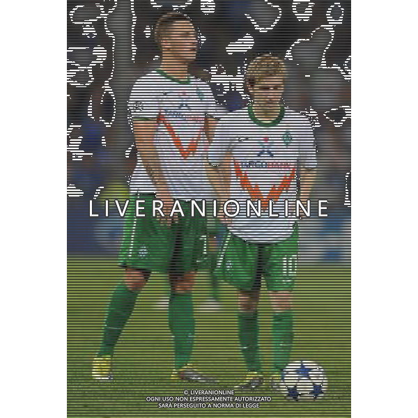 Champions League 2010/2011 Turno Preliminare Ritorno Genova - 24.08.2010 Sampdoria-Werder Brema Nella Foto:Marko MARIN-Marko ARNAUTOVIC /Ph.Vitez-Ag. Aldo Liverani