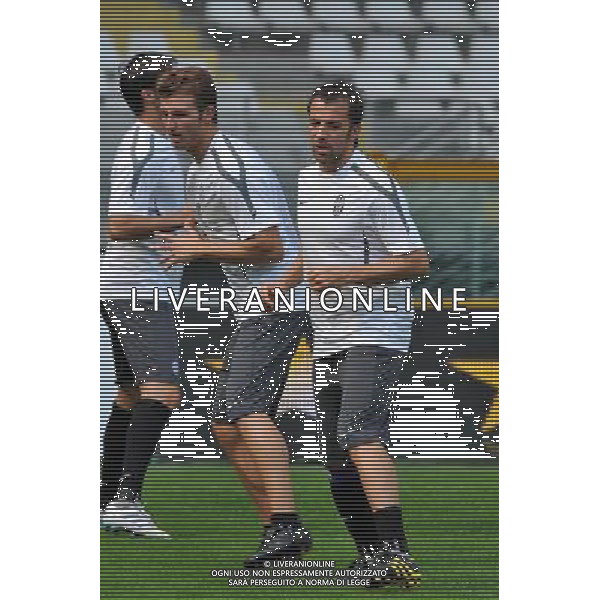Torino 25/08/2010 Allenamento della Juventus calcio in vista dell\' Incontro di Europa League Juventus - Sturm Graz nella foto MARCO MOTTA DEL PIERO ALESSANDRO ©AG. ALDO LIVERANI SAS