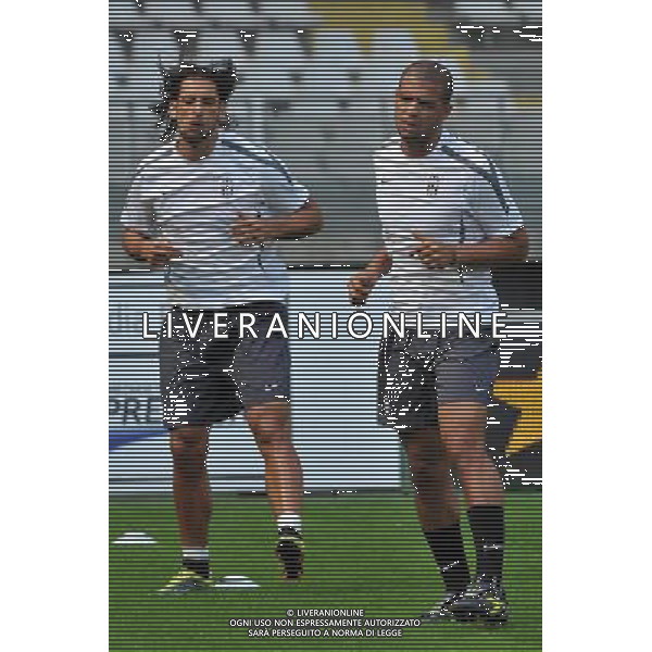 Torino 25/08/2010 Allenamento della Juventus calcio in vista dell\' Incontro di Europa League Juventus - Sturm Graz nella foto FELIPE MELO AMAURI ©AG. ALDO LIVERANI SAS