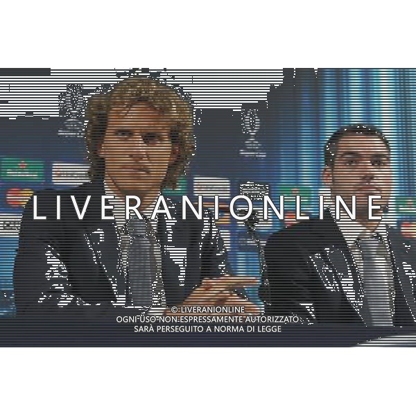 UEFA SuperCup 2010 Montecarlo (Principato di Monaco) - 26.08.2010 Conferenza Stampa e Allenamenti Nella Foto:Diego Forlan-Antonio Lopez /Ph.Vitez-Ag. Aldo Liverani