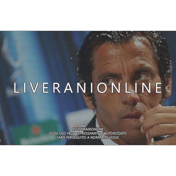 UEFA SuperCup 2010 Montecarlo (Principato di Monaco) - 26.08.2010 Conferenza Stampa e Allenamenti Nella Foto: Quique Sanchez Flores /Ph.Vitez-Ag. Aldo Liverani