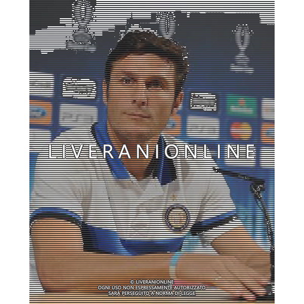 UEFA SuperCup 2010 Montecarlo (Principato di Monaco) - 26.08.2010 Conferenza Stampa e Allenamenti Nella Foto:Javier Zanetti /Ph.Vitez-Ag. Aldo Liverani