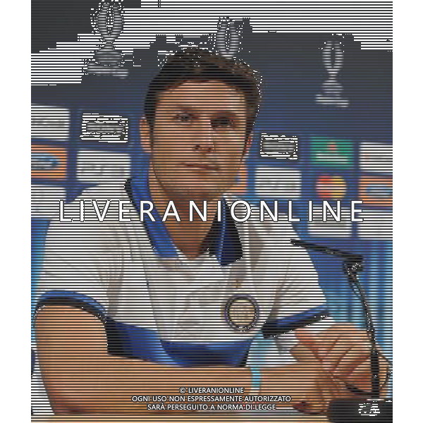 UEFA SuperCup 2010 Montecarlo (Principato di Monaco) - 26.08.2010 Conferenza Stampa e Allenamenti Nella Foto:Javier Zanetti /Ph.Vitez-Ag. Aldo Liverani