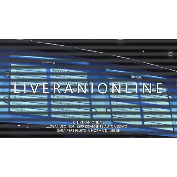 Champions League Draw 2010/2011 Sorteggi Montecarlo (Principato di Monaco) - 26.08.2010 Nella Foto:Tabellone gironi /Ph.Vitez-Ag. Aldo Liverani
