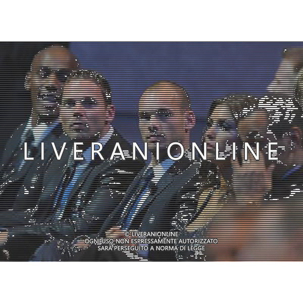 Champions League Draw 2010/2011 Sorteggi Montecarlo (Principato di Monaco) - 26.08.2010 Nella Foto:sneijder con la moglie yolante /Ph.Vitez-Ag. Aldo Liverani