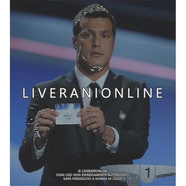 Champions League Draw 2010/2011 Sorteggi Montecarlo (Principato di Monaco) - 26.08.2010 Nella Foto:julio cesar sorteggia il milan /Ph.Vitez-Ag. Aldo Liverani