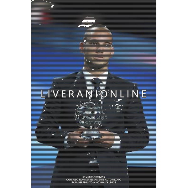 Champions League Draw 2010/2011 Sorteggi Montecarlo (Principato di Monaco) - 26.08.2010 Nella Foto:sneijder miglior centrocampista /Ph.Vitez-Ag. Aldo Liverani