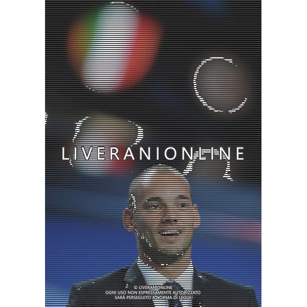 Champions League Draw 2010/2011 Sorteggi Montecarlo (Principato di Monaco) - 26.08.2010 Nella Foto:sneijder miglior centrocampista /Ph.Vitez-Ag. Aldo Liverani