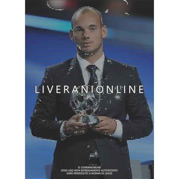 Champions League Draw 2010/2011 Sorteggi Montecarlo (Principato di Monaco) - 26.08.2010 Nella Foto:sneijder miglior centrocampista /Ph.Vitez-Ag. Aldo Liverani