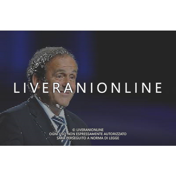 Champions League Draw 2010/2011 Sorteggi Montecarlo (Principato di Monaco) - 26.08.2010 Nella Foto:platini /Ph.Vitez-Ag. Aldo Liverani