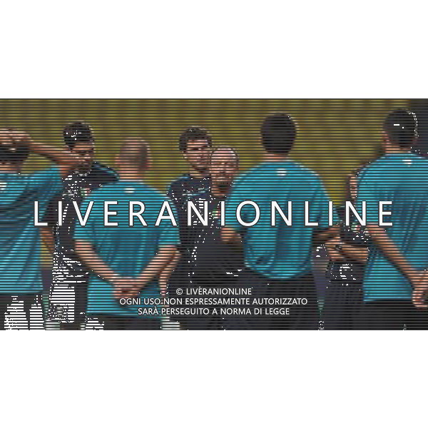 UEFA SuperCup 2010 Montecarlo (Principato di Monaco) - 26.08.2010 Conferenza Stampa e Allenamenti Nella Foto:benitez con il gruppo /Ph.Vitez-Ag. Aldo Liverani