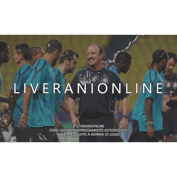 UEFA SuperCup 2010 Montecarlo (Principato di Monaco) - 26.08.2010 Conferenza Stampa e Allenamenti Nella Foto:benitez con il gruppo /Ph.Vitez-Ag. Aldo Liverani