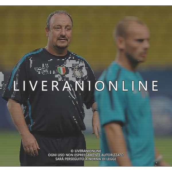 UEFA SuperCup 2010 Montecarlo (Principato di Monaco) - 26.08.2010 Conferenza Stampa e Allenamenti Nella Foto:benitez sneijder /Ph.Vitez-Ag. Aldo Liverani