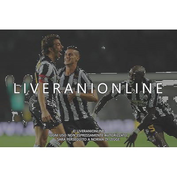 Juventus - Sturm Graz Preliminari ritorno di Europa League 26-08-2010 Nella foto : esultanza dopo il gol di alessandro del piero del 1-0 con davide lanzafame e sissoko ©Falzone/Agenzia Aldo Liverani Sas 