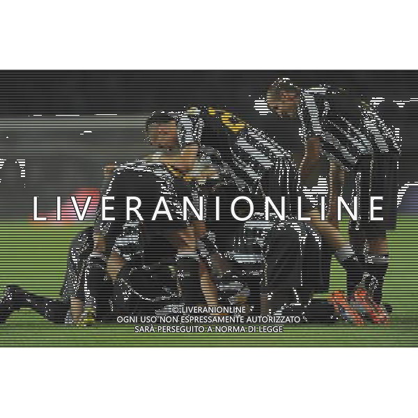 Juventus - Sturm Graz Preliminari ritorno di Europa League 26-08-2010 Nella foto : abbracci esultanza dopo il gol di alessandro del piero ©Falzone/Agenzia Aldo Liverani Sas 