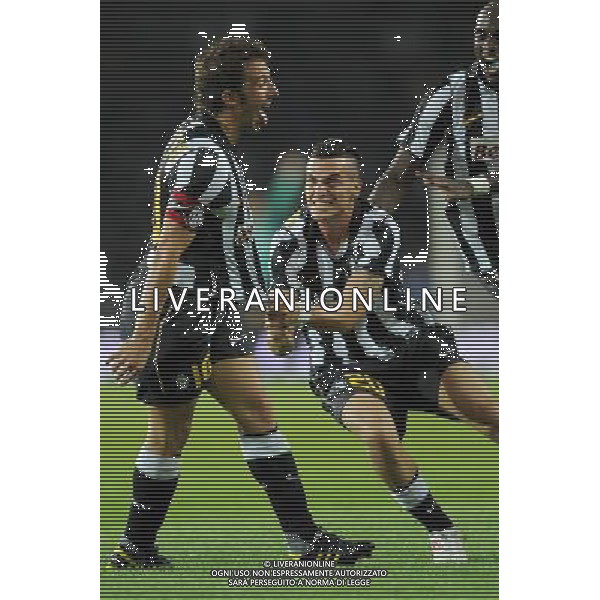 Torino 26-08-2010 Juventus- Sturm Graz preliminari di ritorno uefa europa league cup Nella foto : Esultanza Gol di Del Piero Alessandro AG ALDO LIVERANI