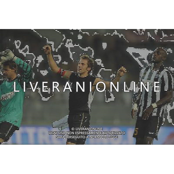 Torino 26-08-2010 Juventus- Sturm Graz preliminari di ritorno uefa europa league cup Nella foto : Esultanze finali Alessandro Del Piero AG ALDO LIVERANI