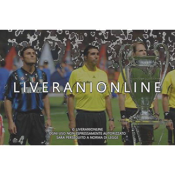 UEFA SuperCup 2010 Montecarlo (Principato di Monaco) - 27.08.2010 Inter-Atleco Madrid Nella Foto:javier zanetti champions /Ph.Vitez-Ag. Aldo Liverani