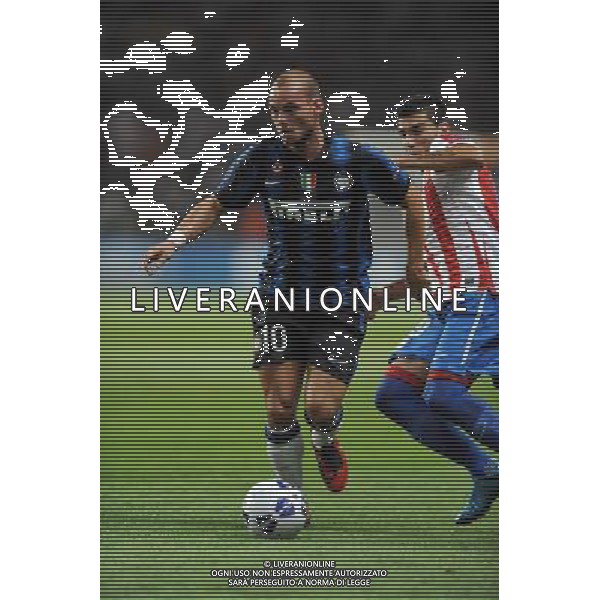 UEFA SuperCup 2010 Montecarlo (Principato di Monaco) - 27.08.2010 Inter-Atleco Madrid Nella Foto:sneijder reyes /Ph.Vitez-Ag. Aldo Liverani