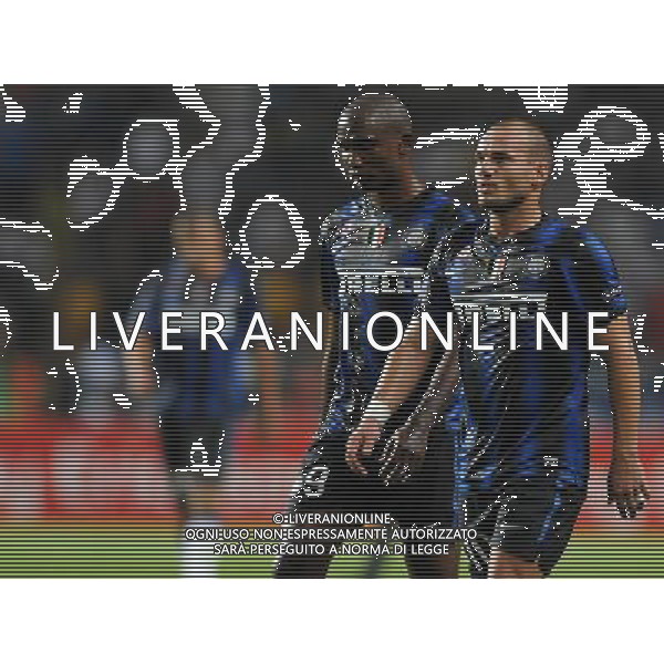 UEFA SuperCup 2010 Montecarlo (Principato di Monaco) - 27.08.2010 Inter-Atleco Madrid Nella Foto:sneijder eto\'o /Ph.Vitez-Ag. Aldo Liverani