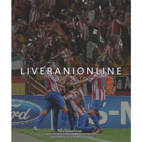 UEFA SuperCup 2010 Montecarlo (Principato di Monaco) - 27.08.2010 Inter-Atleco Madrid Nella Foto:reyes esultanza dopo il gol /Ph.Vitez-Ag. Aldo Liverani