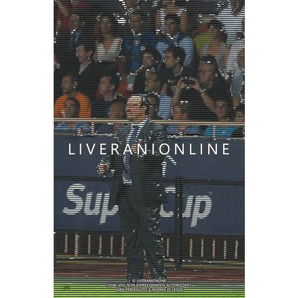 UEFA SuperCup 2010 Montecarlo (Principato di Monaco) - 27.08.2010 Inter-Atleco Madrid Nella Foto:rabbia benitez dopo il gol di reyes /Ph.Vitez-Ag. Aldo Liverani