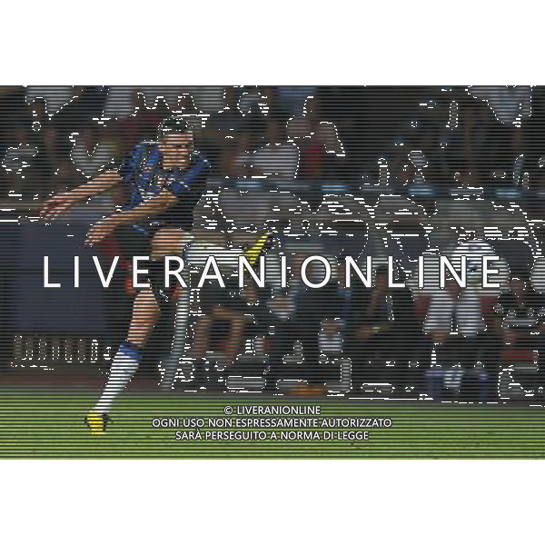 UEFA SuperCup 2010 Montecarlo (Principato di Monaco) - 27.08.2010 Inter-Atleco Madrid Nella Foto:lucio prova il tiro /Ph.Vitez-Ag. Aldo Liverani