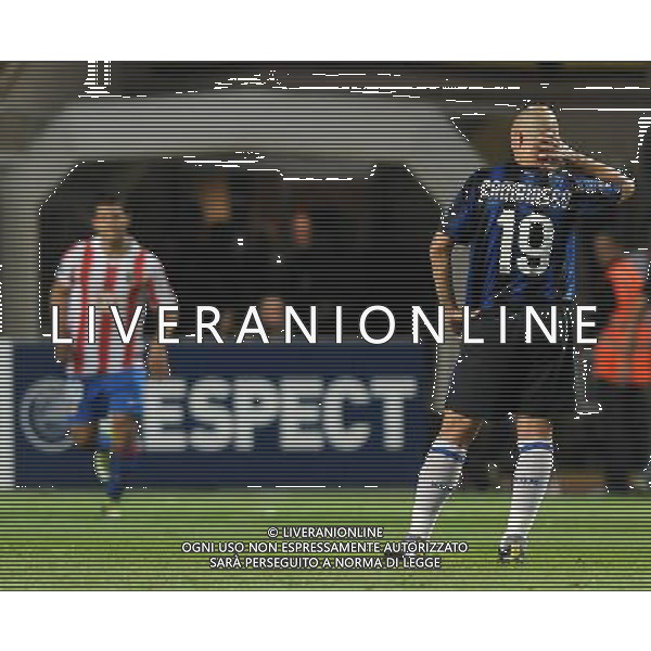 UEFA SuperCup 2010 Montecarlo (Principato di Monaco) - 27.08.2010 Inter-Atleco Madrid Nella Foto:delusione cambiasso /Ph.Vitez-Ag. Aldo Liverani