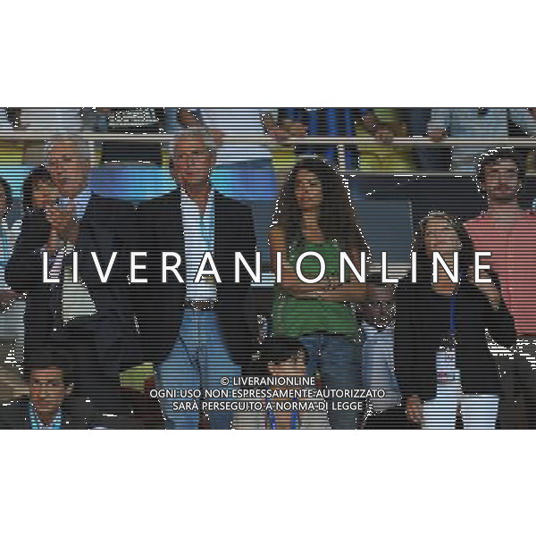 UEFA SuperCup 2010 Montecarlo (Principato di Monaco) - 27.08.2010 Inter-Atleco Madrid Nella Foto:delusione tronchetti provera afef bedy moratti /Ph.Vitez-Ag. Aldo Liverani