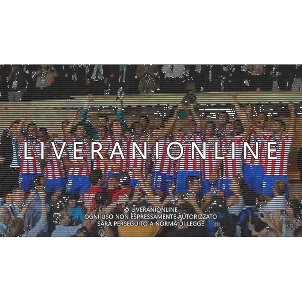 UEFA SuperCup 2010 Montecarlo (Principato di Monaco) - 27.08.2010 Inter-Atleco Madrid Nella Foto:lopez alza la coppa /Ph.Vitez-Ag. Aldo Liverani