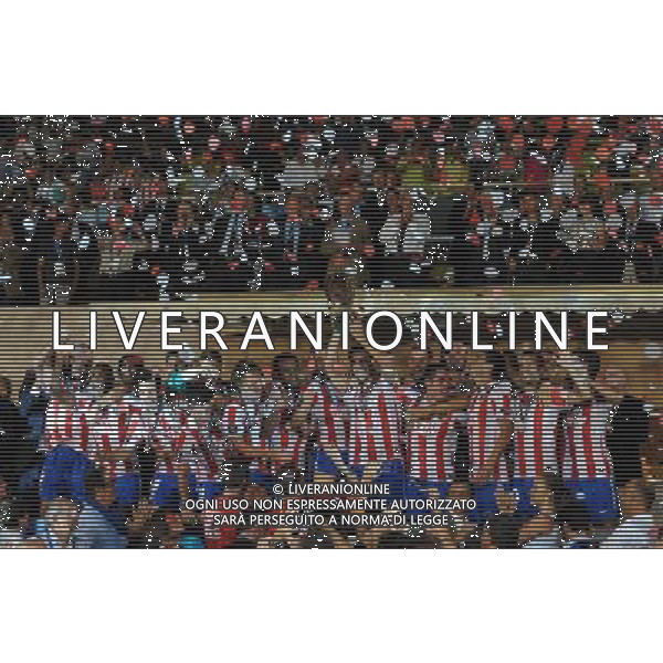 UEFA SuperCup 2010 Montecarlo (Principato di Monaco) - 27.08.2010 Inter-Atleco Madrid Nella Foto:madrid con alza la coppa /Ph.Vitez-Ag. Aldo Liverani