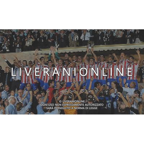 UEFA SuperCup 2010 Montecarlo (Principato di Monaco) - 27.08.2010 Inter-Atleco Madrid Nella Foto:Atletico Madrd con la coppa /Ph.Vitez-Ag. Aldo Liverani