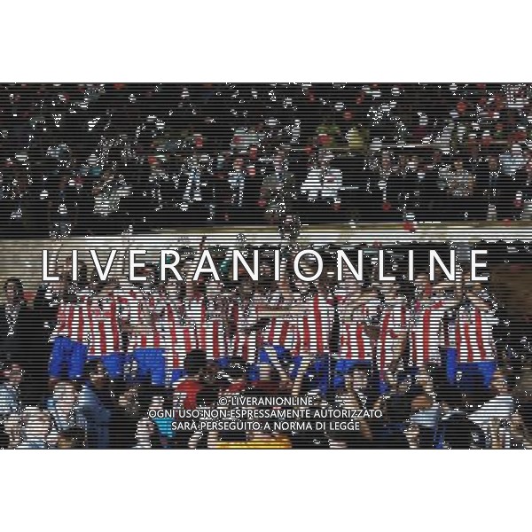 UEFA SuperCup 2010 Montecarlo (Principato di Monaco) - 27.08.2010 Inter-Atleco Madrid Nella Foto:Atletico Madrd con la coppa /Ph.Vitez-Ag. Aldo Liverani