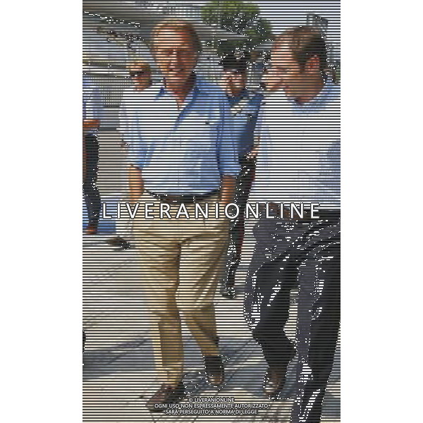Formula 1 test a Monza: Venerd“, 29/8/2008 testato tutte le squadre in gara la visita Autodromo Nazionale Monza.Hier Ferrari Pr? Presidente Luca di Montezemolo e il team boss della Ferrari Stefano Domenicali in pista. Photoshot-AG ALDO LIVERANI ONLY ITALY