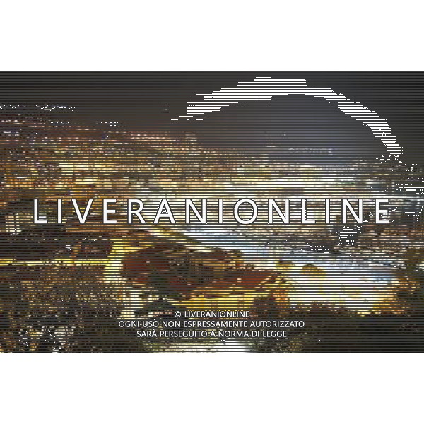 MONTECARLO NELLA FOTO VEDUTA DEL PORTO TURISTICO DI NOTTE PHOTOSHOT-AG ALDO LIVERANI