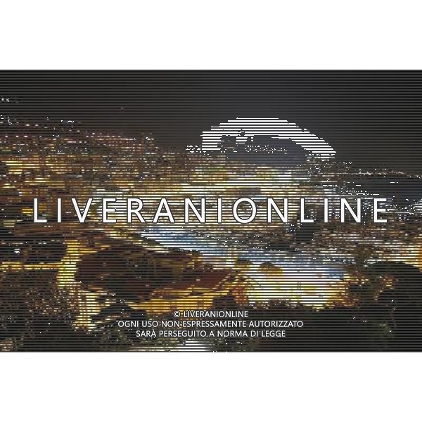 MONTECARLO NELLA FOTO Monaco di notte PHOTOSHOT-AG ALDO LIVERANI