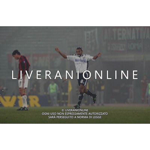 ROMA 11/02/04 LAZIO-MILAN TIM CUP NELLA FOTO: ESULTANZA LIVERANI