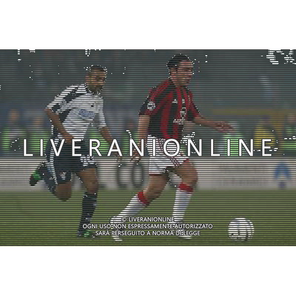 ROMA 11/02/04 LAZIO-MILAN TIM CUP NELLA FOTO: LIVERANI E BROCCHI
