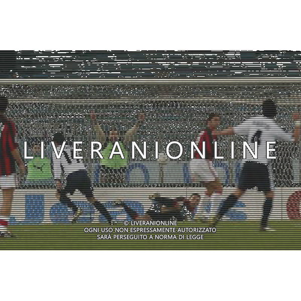 ROMA 11/02/04 LAZIO-MILAN TIM CUP NELLA FOTO: GOL FIORE