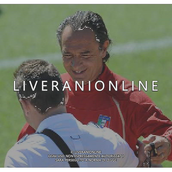 Raduno Nazionale Italiana a Coverciano Coverciano(FI) - 31.08.2010 Allenamento Nella Foto:prandelli cassano /Ph.Vitez-Ag. Aldo Liverani