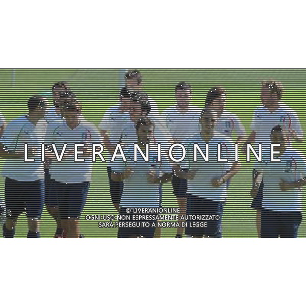 Raduno Nazionale Italiana a Coverciano Coverciano(FI) - 31.08.2010 Allenamento Nella Foto:gruppo allenamento /Ph.Vitez-Ag. Aldo Liverani