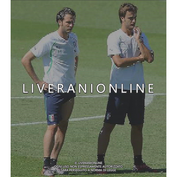 Raduno Nazionale Italiana a Coverciano Coverciano(FI) - 31.08.2010 Allenamento Nella Foto:gilardino pazzini /Ph.Vitez-Ag. Aldo Liverani