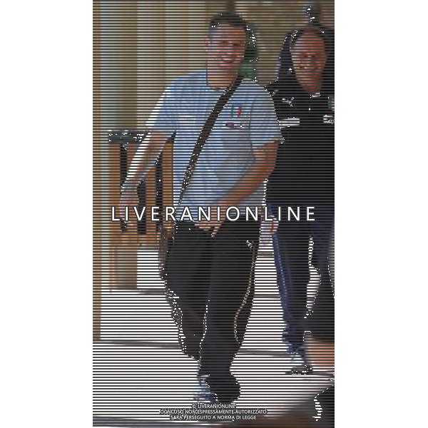 Raduno Nazionale Italiana a Coverciano Coverciano(FI) - 31.08.2010 Allenamento Nella Foto:Cassano esce dopo la visita medica /Ph.Vitez-Ag. Aldo Liverani