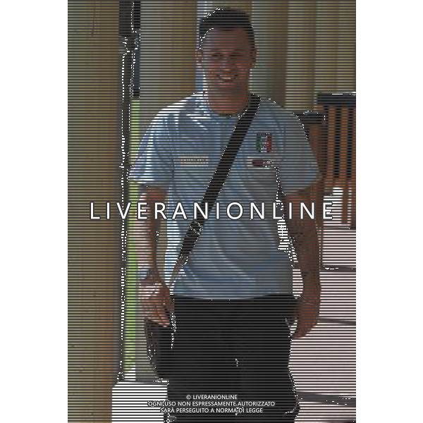 Raduno Nazionale Italiana a Coverciano Coverciano(FI) - 31.08.2010 Allenamento Nella Foto:Cassano esce dopo la visita medica /Ph.Vitez-Ag. Aldo Liverani