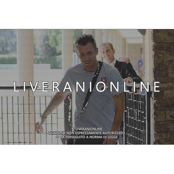 Raduno Nazionale Italiana a Coverciano Coverciano(FI) - 31.08.2010 Allenamento Nella Foto:Cassano esce dopo la visita medica /Ph.Vitez-Ag. Aldo Liverani