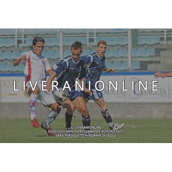 Roma - 28/08/2010 - Stadio Flaminio - Campionato Lega Pro 2010/2011 - Prima Divisione Girone B - Atletico Roma vs Taranto - nella foto: Raffaele FRANCHINI (Atletico Roma) e Davide GIORGINO (Taranto) ph. Corradetti / ©Aldo Liverani Sas