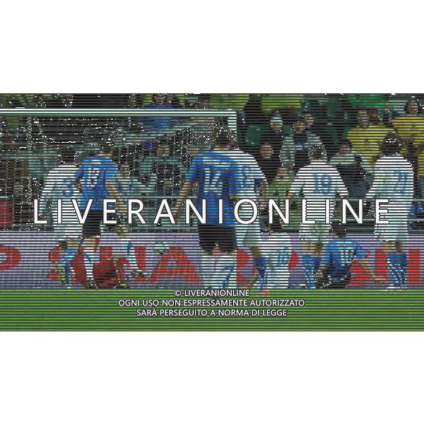 Qualificazioni ai Campionati Europei UEFA EURO 2012 Gruppo C Tallin - 03.09.2010 Estonia-Italia Nella Foto:zenjov gol /Ph.Vitez-Ag. Aldo Liverani