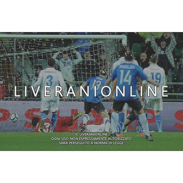 Qualificazioni ai Campionati Europei UEFA EURO 2012 Gruppo C Tallin - 03.09.2010 Estonia-Italia Nella Foto:zenjov gol /Ph.Vitez-Ag. Aldo Liverani